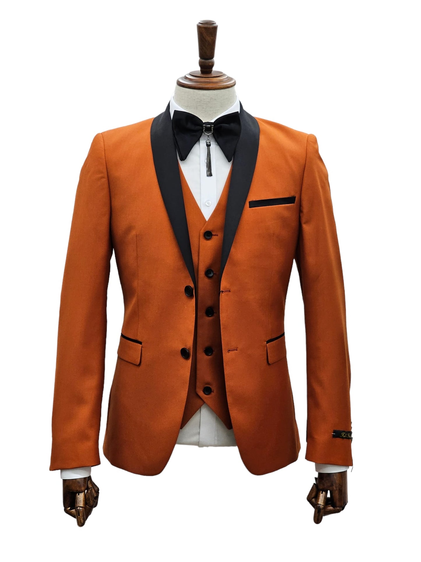 2 Button Shawl Lapel Rust Slim Fit Suit FF2SSX+V-1230