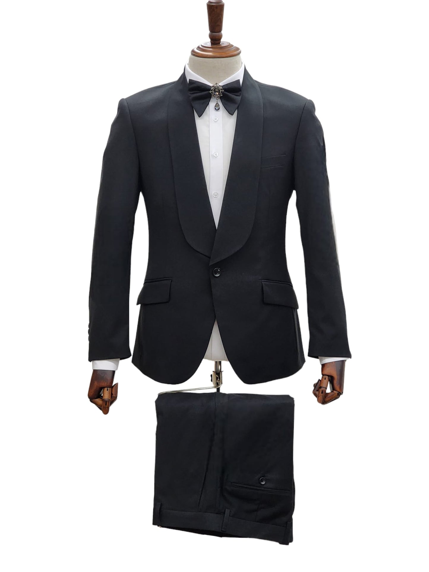 FF1S-TRS BLACK 2PC SUIT
