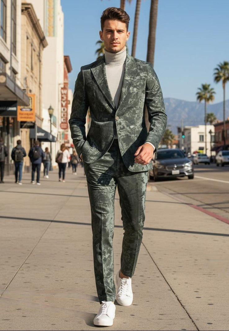 Giovanni Testi 2 Piece Slim Fit Suit