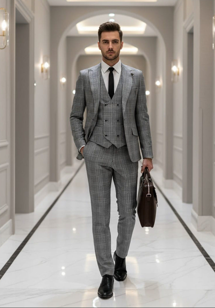 Giovanni Testi Slim Fit Suit
