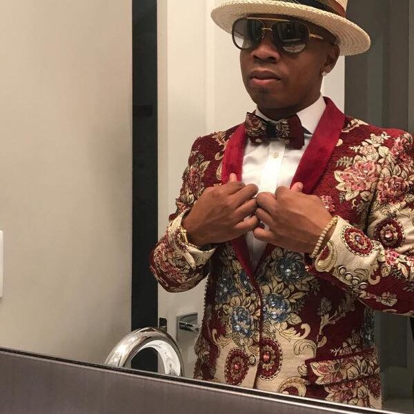 Rapper Plies, wearing Giovanni Testi in new Music Video for "My Rock"