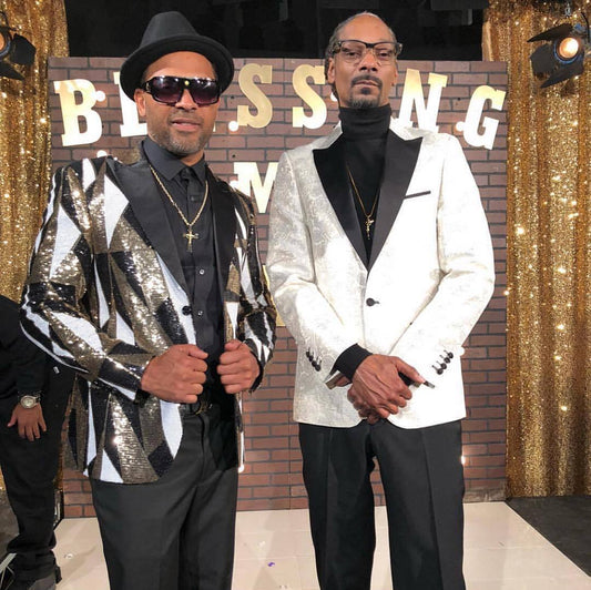Mike Epps Featured in Snoop Dogg Music Video, wearing Giovanni Testi