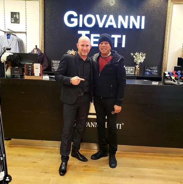 Smokey Robinson shops @ Giovanni Testi