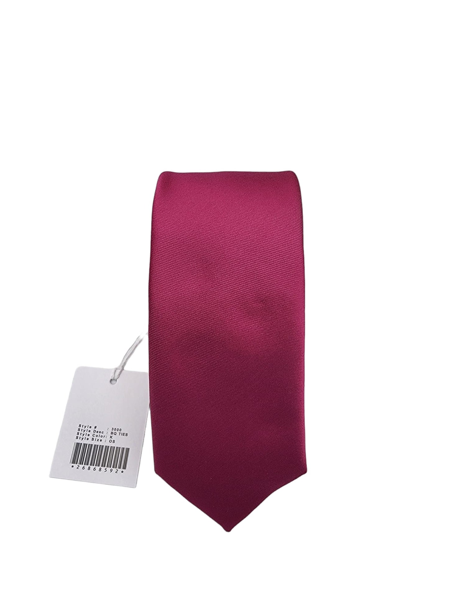 Giovanni Testi Fuchsia Slim Tie with Hanky 3000-K