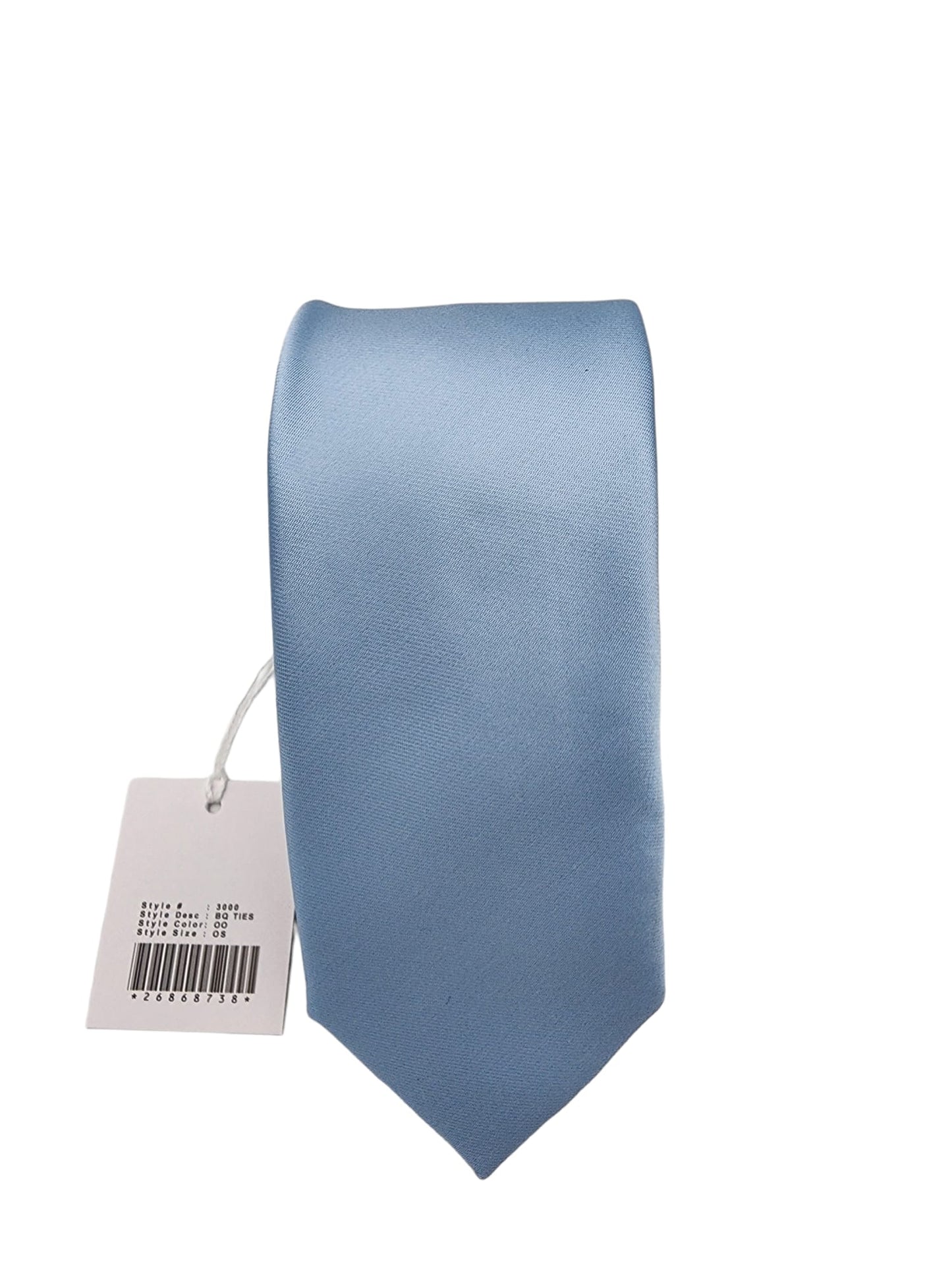 Giovanni Testi Light Blue Slim Tie with Hanky 3000-OO