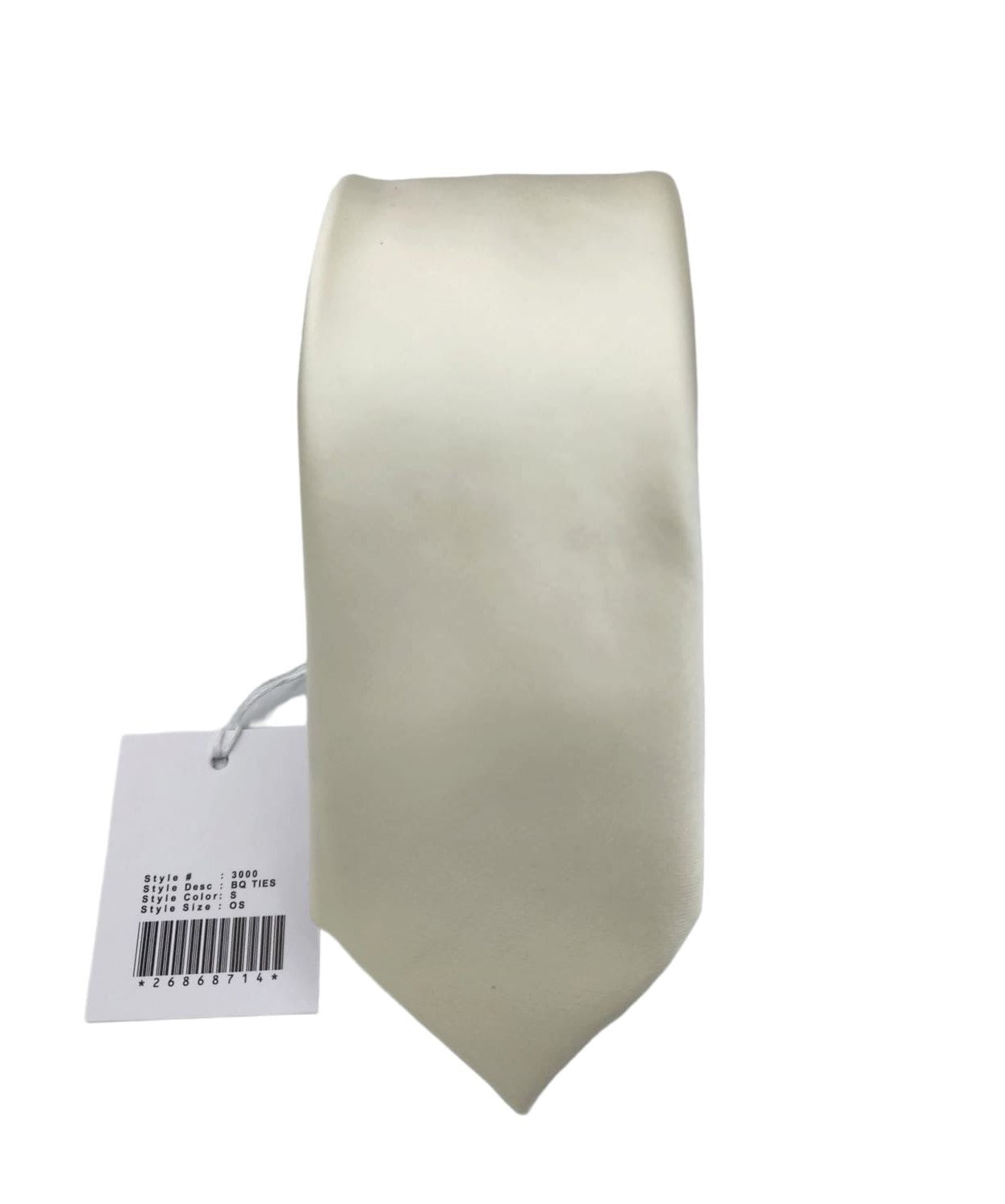 Giovanni Testi Cream Slim Tie with Hanky 3000-S