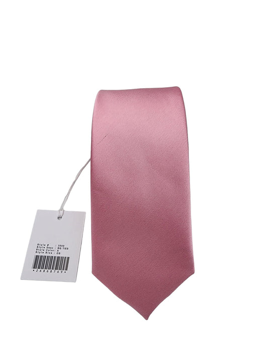 Giovanni Testi Pink Slim Tie with Hanky 3000-X