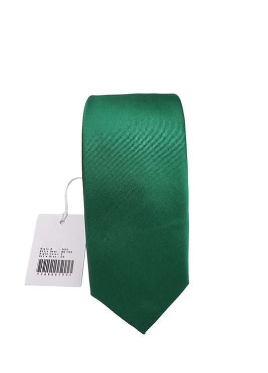 Giovanni Testi Green Slim Tie with Hanky 3000-Z