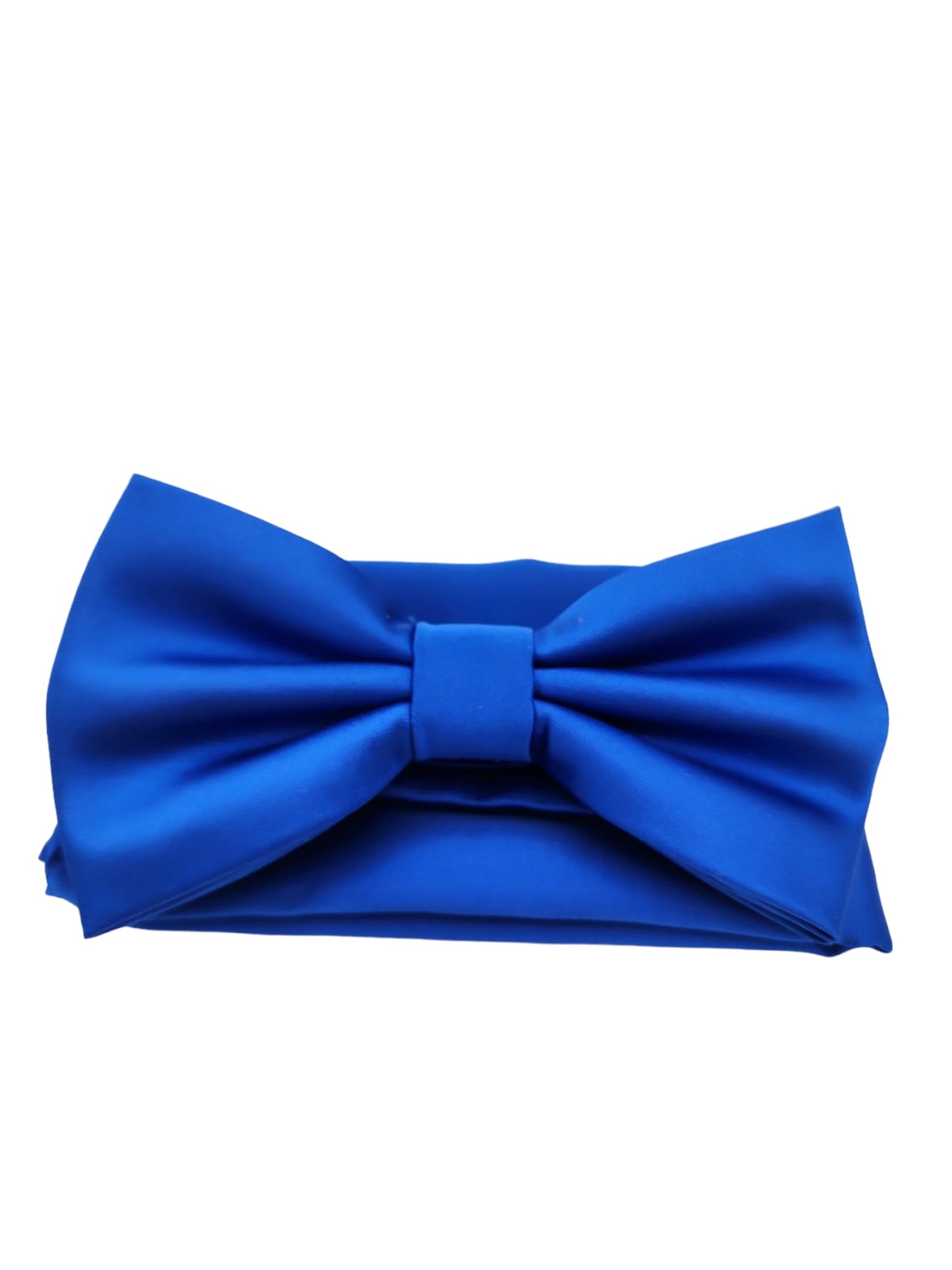 Giovanni Testi Classic Royal Blue Bow Tie with Hanky BT100-EE