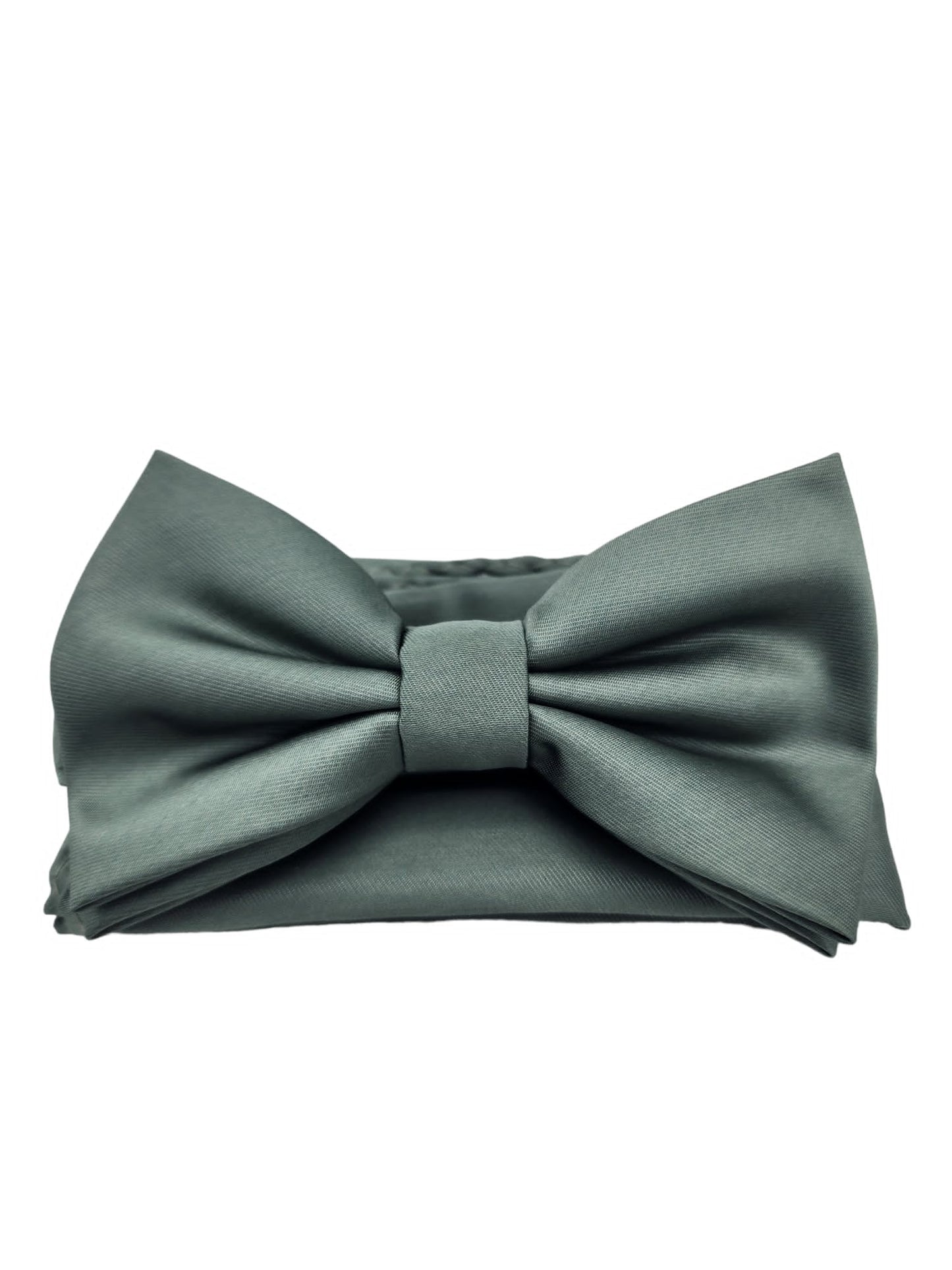 Giovanni Testi Classic Sage Bow Tie with Hanky BT100-PPP