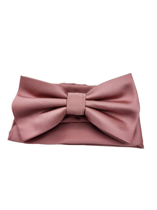 Giovanni Testi Classic Rose Bow Tie with Hanky BT100-RR