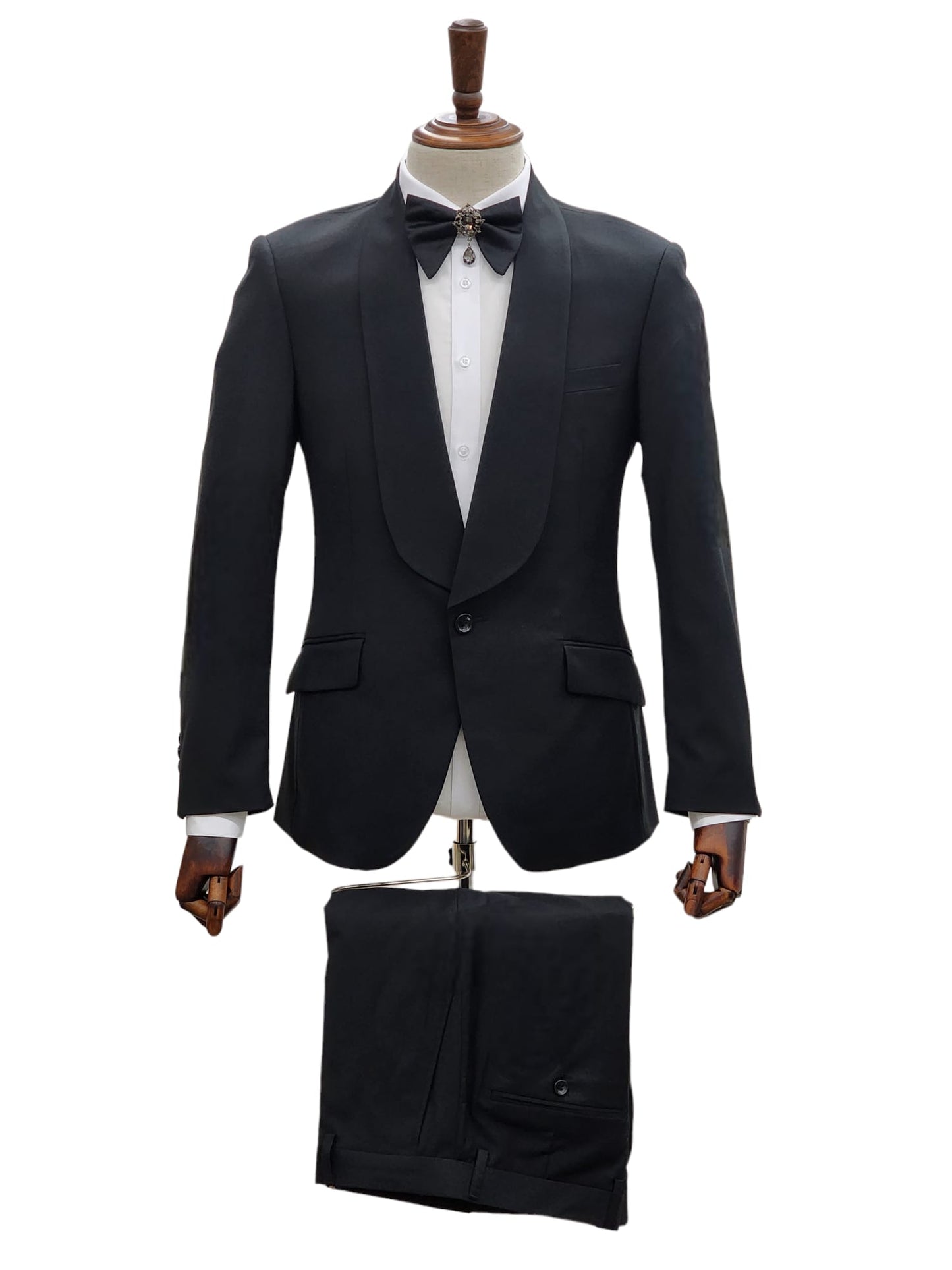 FF1S-TRS BLACK 2PC SUIT