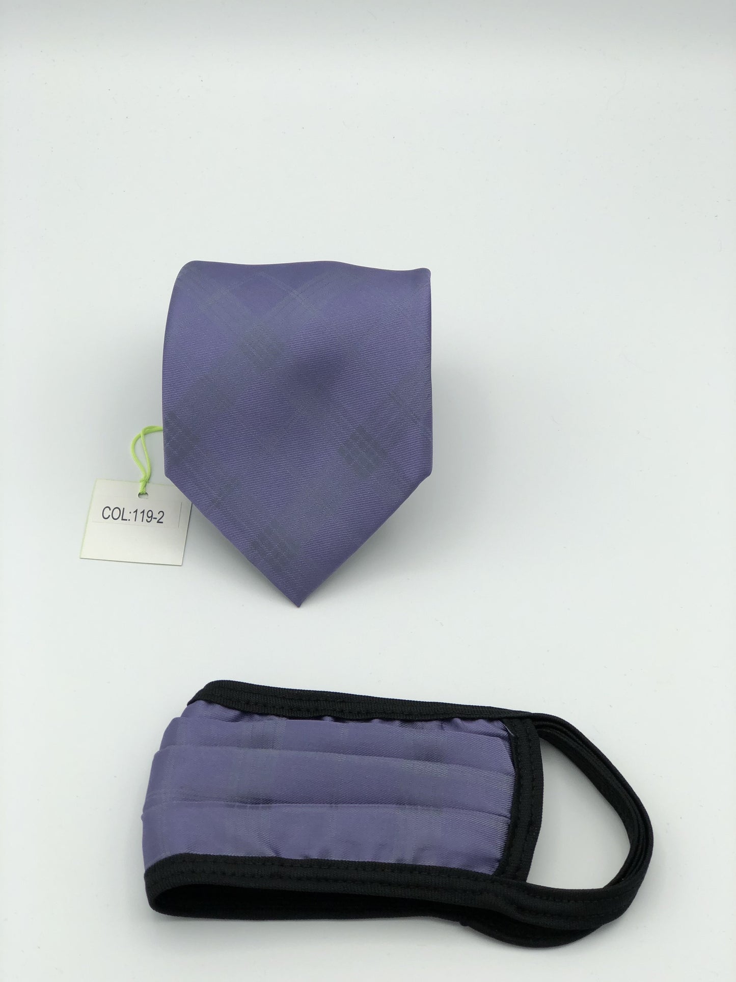 Classic Tie & Face Mask Set, 119-2 Lavender